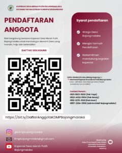 Yuk Jadi Anggota Koperasi Desa Merah Putih Bojongmalaka!